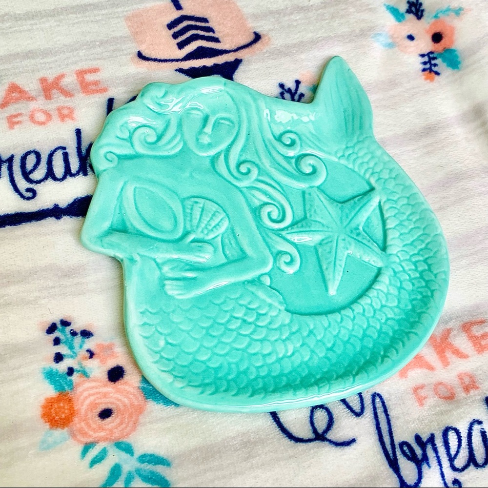 🧜🏻‍♀️ Teal Mermaid Nautical Kitchen Spoon Rest - Picture 8 of 8